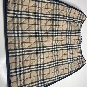 Blue Burberry Quilt Skirt